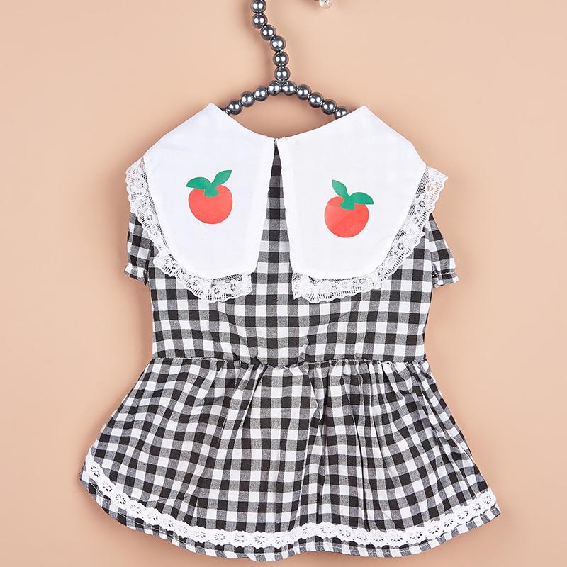 

Летняя одежда для щенков, кружевное решетчатое платье для собак, кошек, котят, милое платье принцессы, юбки, плюшевый мишка Бишон, одежда для щенков и кошек S