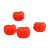 Festive Tomato Squeeze Squishy, Simulation Fruit Decompression Toy, Burst Eyes Design for Anti-Stress Holiday Gifts