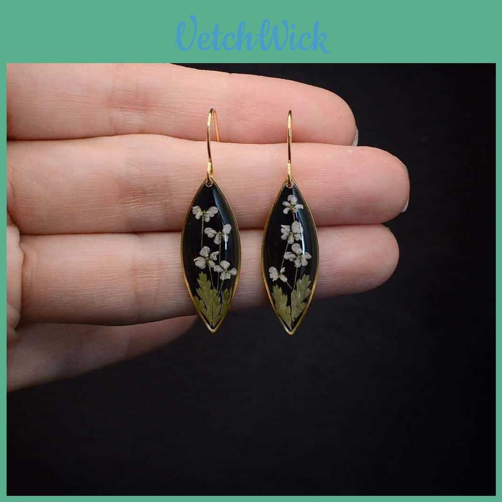 Natureinspired Leaf And Flower Earrings With Copper Finish For Womens Accessories