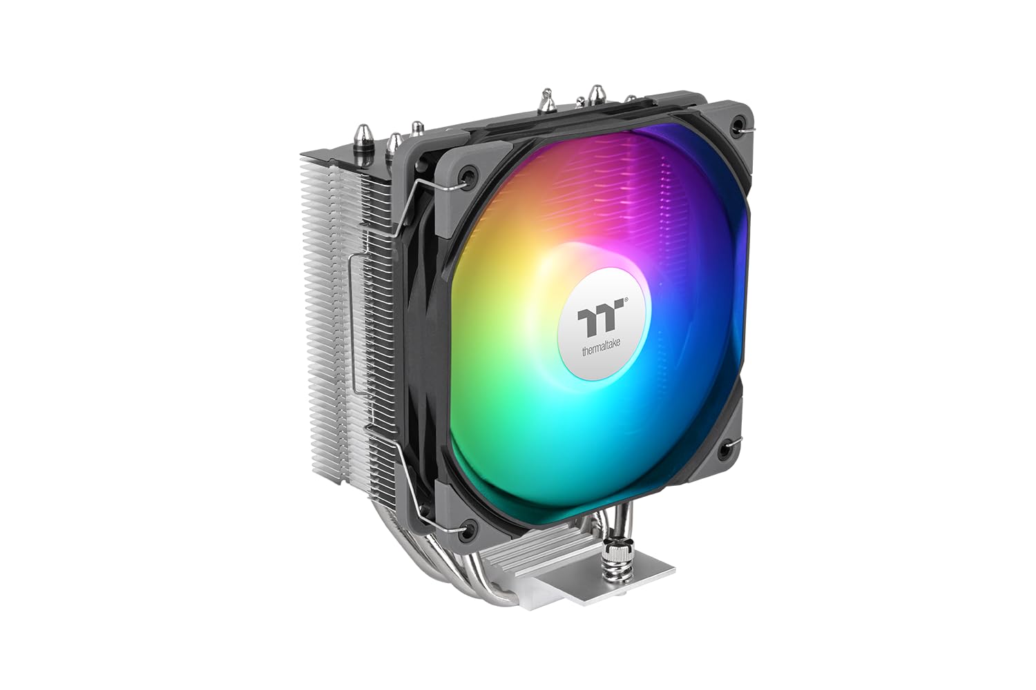 

Thermaltake UX400 ARGB Air Cooler Design with ARGB CPU FN2574 Black, 4-Heatpipe Fan, Air-Cooled Cooler, CL-P142-AL12SW-A, чорний