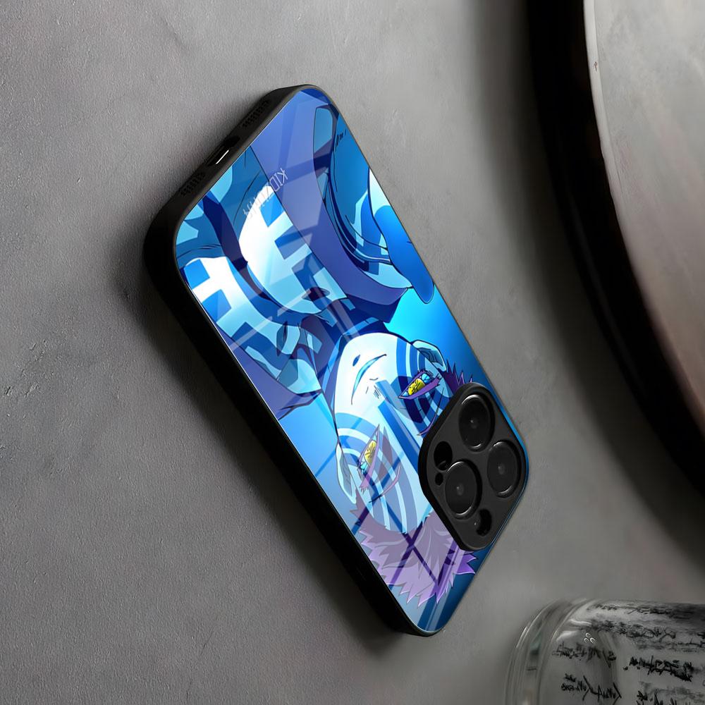 Akaza Demon Slayer Anime Creative Method Phone Case Glass For IPhone17 Air 16 15 17 14 Pro Max 13 12 11 X XS XR Plus For Samsung