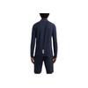 Emporio Armani EA7 SS24 Letter Logo Slim Fit Long Sleeve Polo Shirt Men Tops Navy-Blue 8NPF17-PJVUZ-1562