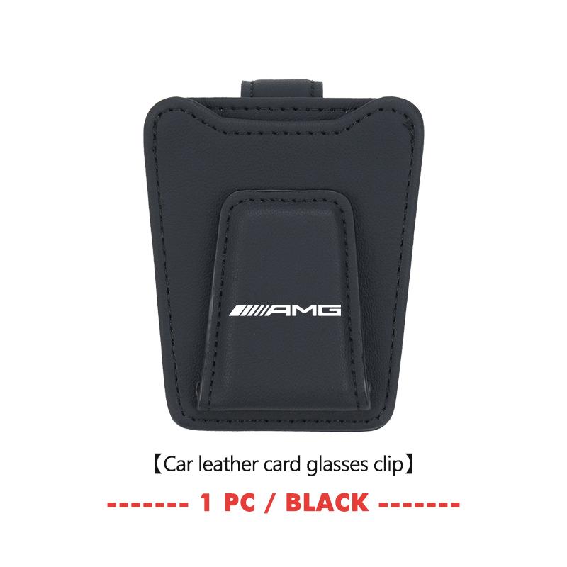 

Car Sun Visor Eyeglass Clip Leather Glasses Holder For Mercedes Benz AMG W204 W205 W203 W211 W201 W210 W108 W124 W126 W140