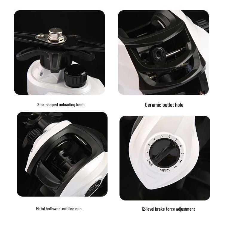 Exclusive Customer M-Action Lure Rod: Little White Single Rod with Gun & Straight Handle Set