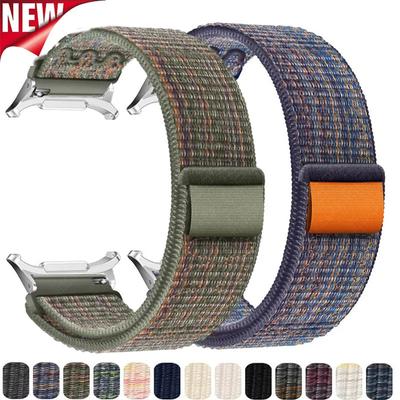 Originalt nylonögla armband kompatibelt för Samsung Galaxy Watch 8/8Classic Flätat band Snabbkoppling Armband för Galaxy Ultra