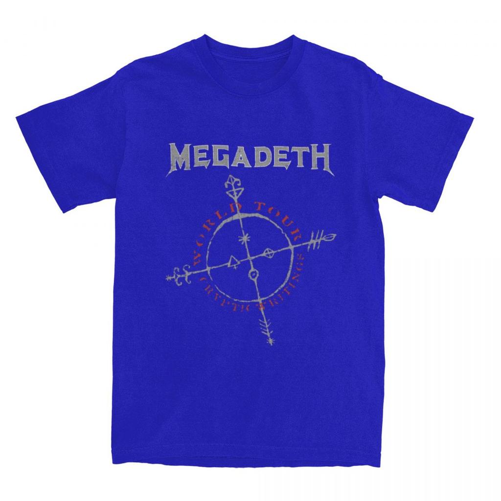 Megadeths Cryptic Writings Shirt Men Women 100% Cotton Funny Crew Neck Black Metal Death Metal Tees Short Sleeve Clothes Unique