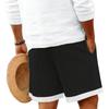 Men's Casual Stylish Striped Multi-color Five-pocket Pants / Men's Drawstring Breathable Beach Shorts