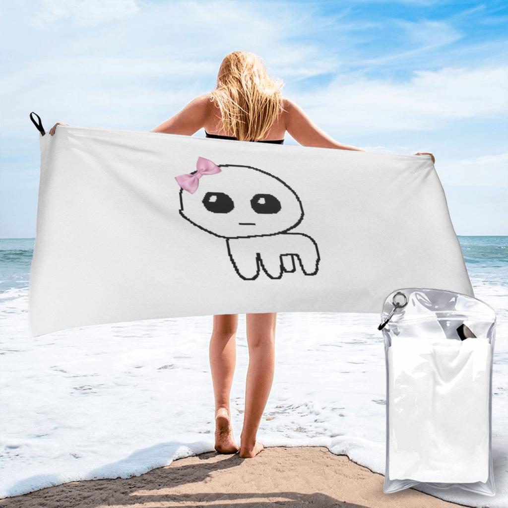 Tbh Autism Creature Meme Yippee Beach Towel Soft Microfiber Quick Dry Absorbent Quick Towels For Mountain Climbing