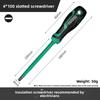 Insulated Screwdriver Slotted Phillips Nut Driver Magnetic Screw Key Bits Electrician's Professional Maintenance Hand Tool