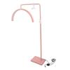 22 Inch 40W Beauty LED Floor Light 2700 to 5600K Pink Half Moon Lamp for Eyebrow Tattoo Nail Art
