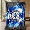 Rangers FC Weiche Flanell-Fleece-Decke Leicht Gemütlich Warm Überwurfdecke für Sofa Bett Heimdekoration