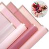 20 Sheets 9 Colors Flower Wrapping Paper Waterproof Gold Edge Bouquet Wrapping Paper Half Transparent