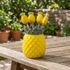Creative Pineapple-shaped Ceramic Storage Jar Exquisite Convenient Chopstick Holder Cartoon Storage Container Office