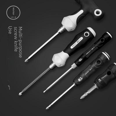 Green Forest Multi-Function Dual-Purpose Screwdriver: Small Flat & Cross Double-Head Tool
