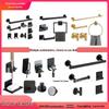 304 Stainless Steel Bathroom Set: Towel Rack, Towel Bar, Toilet Paper Holder, Coat Hooks