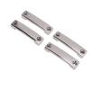 4 pezzi Pad Occhiello Cinghia Superiore Barca Occhielli Passanti Acciaio Inossidabile Occhielli di Fissaggio per Kayak Barca Nautica con Viti