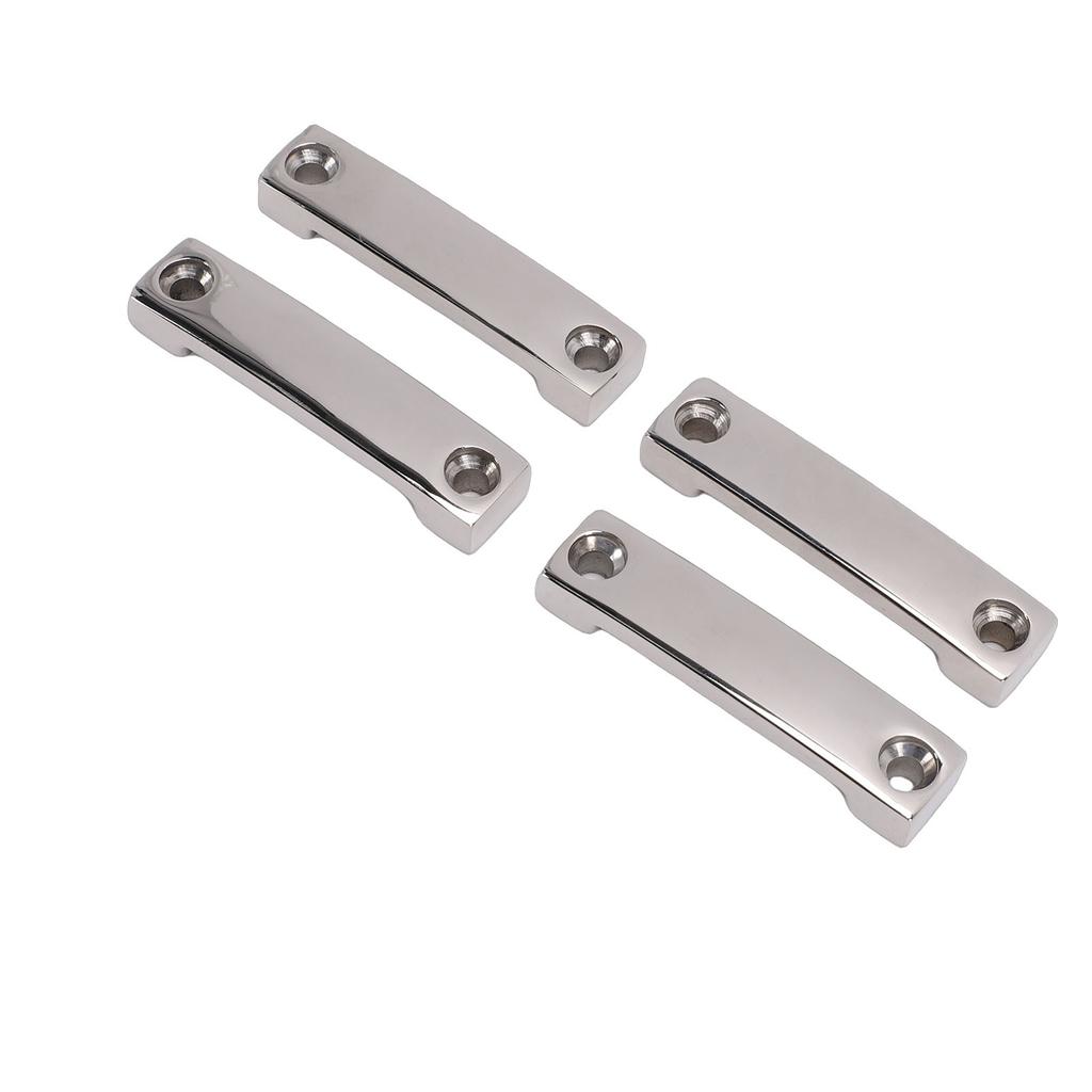 4 pezzi Pad Occhiello Cinghia Superiore Barca Occhielli Passanti Acciaio Inossidabile Occhielli di Fissaggio per Kayak Barca Nautica con Viti