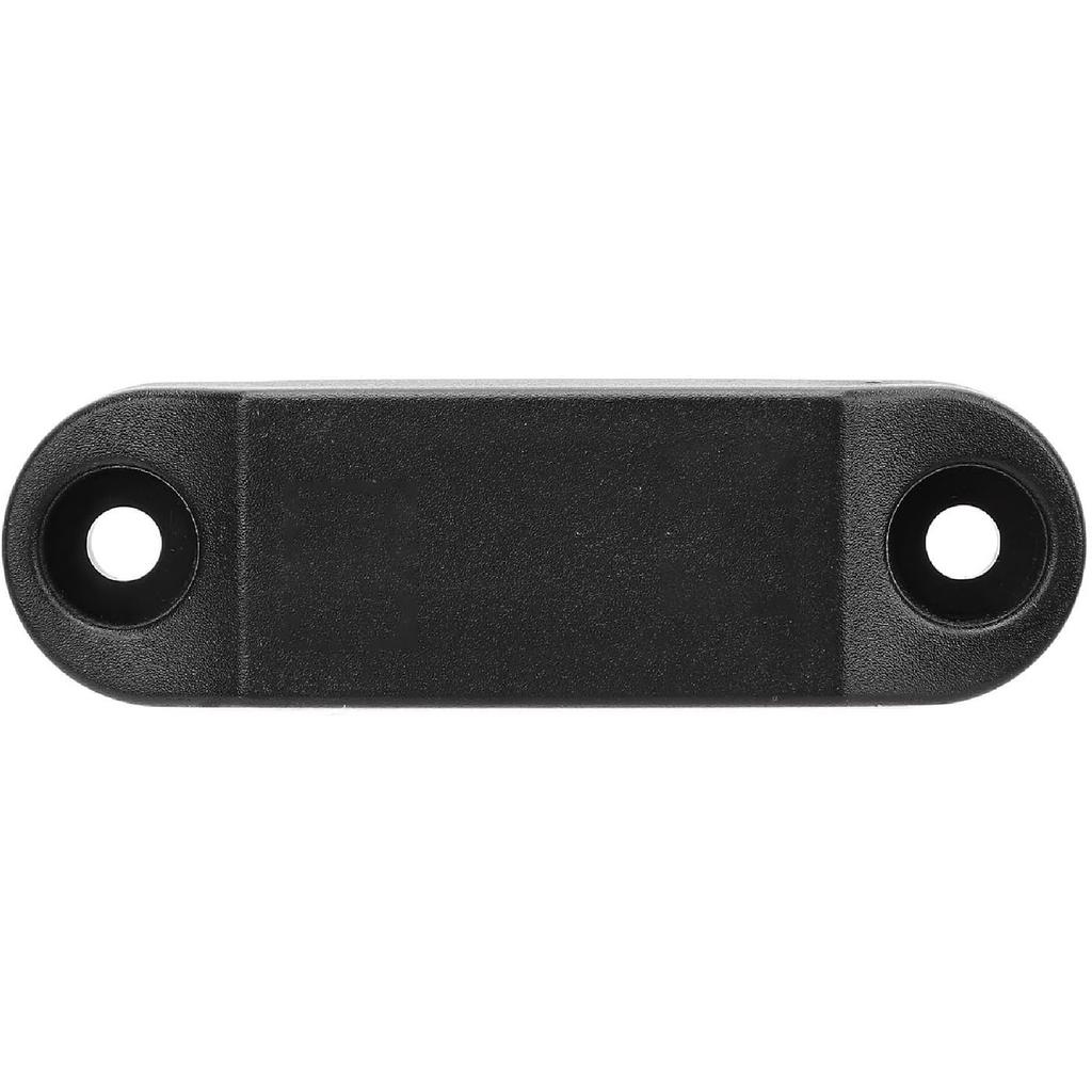 Tissting 4 Pairs Magnetic Luggage Door Buckle and Holder Kit,RV Magnetic Baggage Door Catch with Installation Screws,for RV,Trailer(Black)