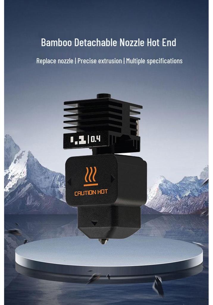 3D Printer Hardened Steel Nozzle - Tuozhu H2D Hotend, Compatible with H2SH2CA1mini