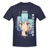 Vintage Konosuba Darkness Tarot Card Style Fun T Shirts Graphic Y2k Idea Cotton Tshirts For Unisex Wounisex Clothing