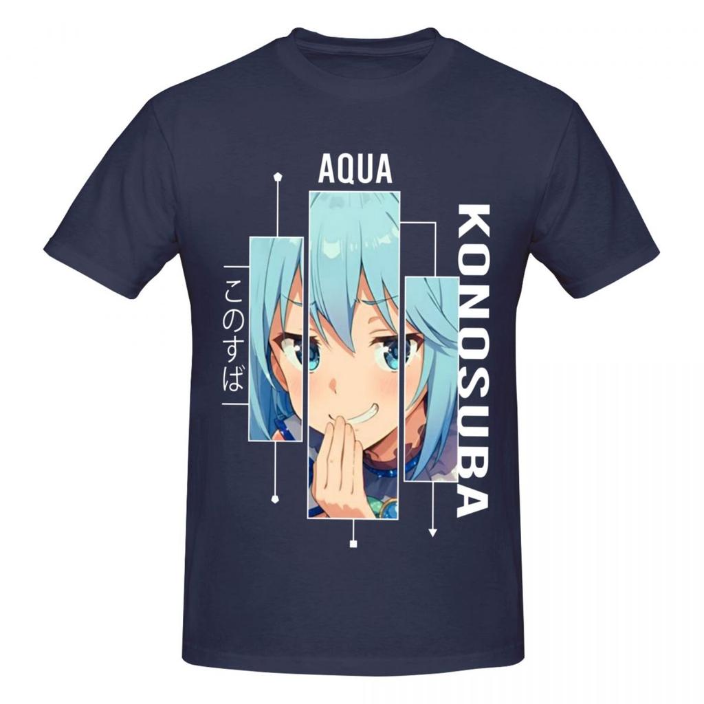 Vintage Konosuba Darkness Tarot Card Style Fun T Shirts Graphic Y2k Idea Cotton Tshirts For Unisex Wounisex Clothing