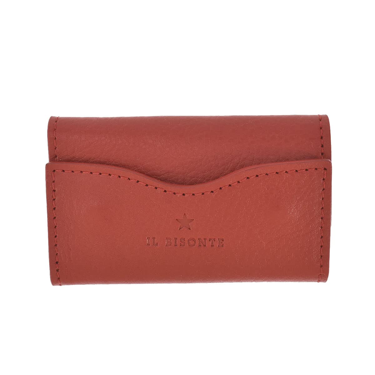 

Key Case OLIVETA Red CASTAGNO ROSA SKH144 PV0001 RE182 [IL BISONTE] [Item] червоний