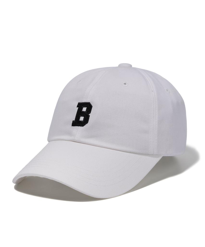 Diposwi B Logo Curved Cap - White