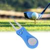 Portable Golf Green Divot Repair Tool Folding Ball Fork Lawn Repairing Golfer Practicing