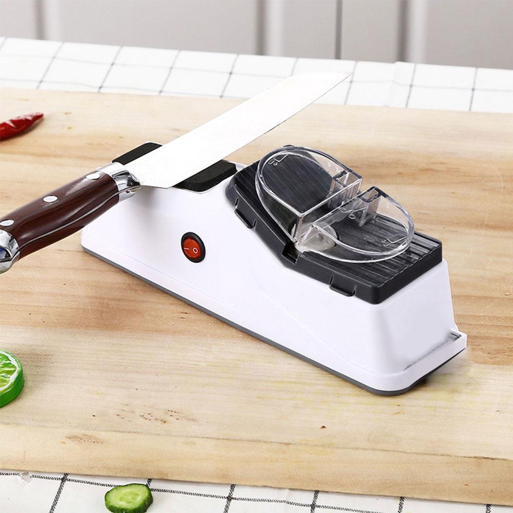 Electric Knife Sharpener Household Rechargable Sharpeners Kitchen Knives Tool for Fast Sharpening & Polishing USB Plug