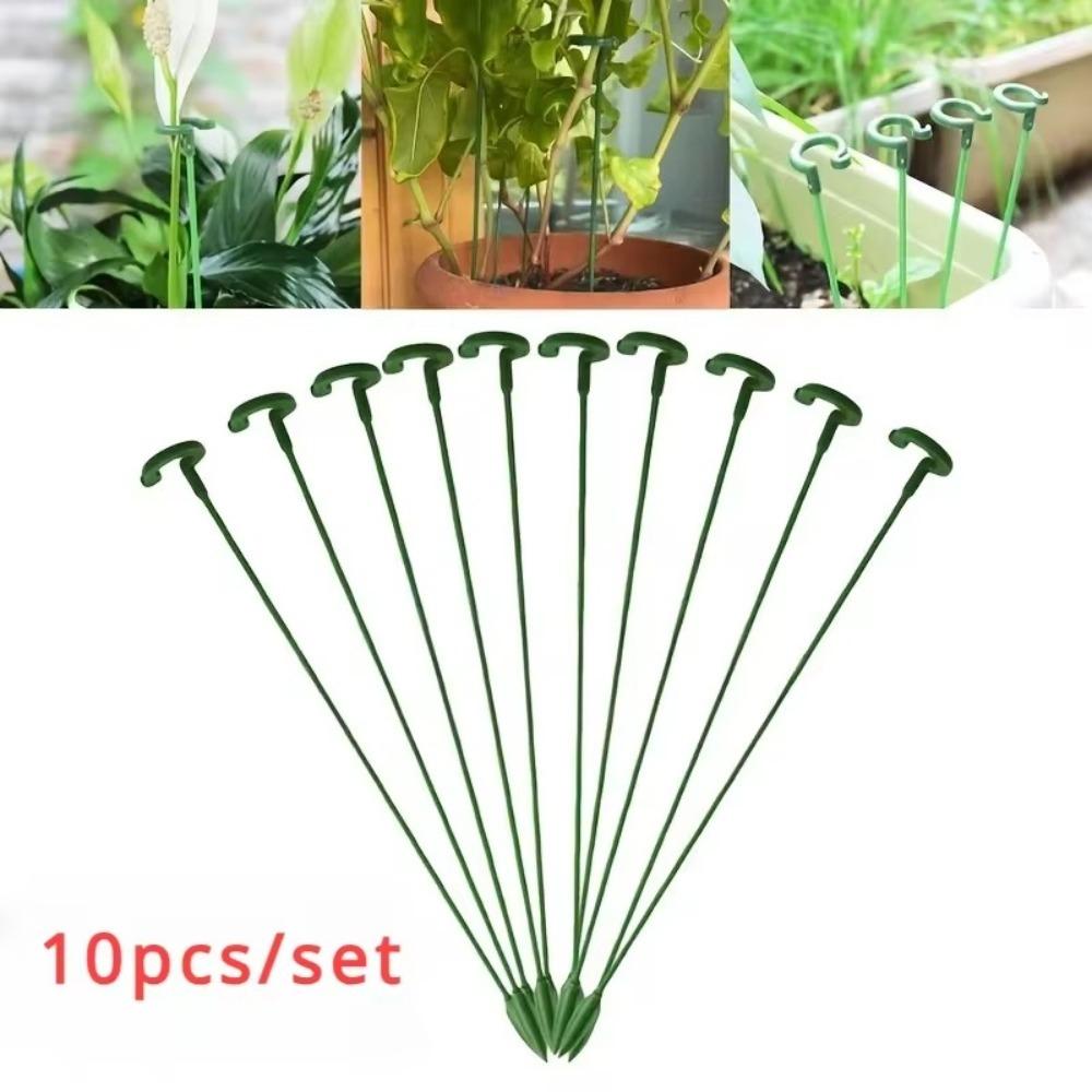 10pcs Durable Plants Support Racks Butterflies Orchid Vine Climbing Stand  Gardening Tools