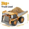 Giocattoli Auto RC per Bambini Radio 2.4G 4WD Telecomando Escavatore Camion Ribaltabile Bulldozer Modello Veicolo da Costruzione Elettrico Regalo per Bambino
