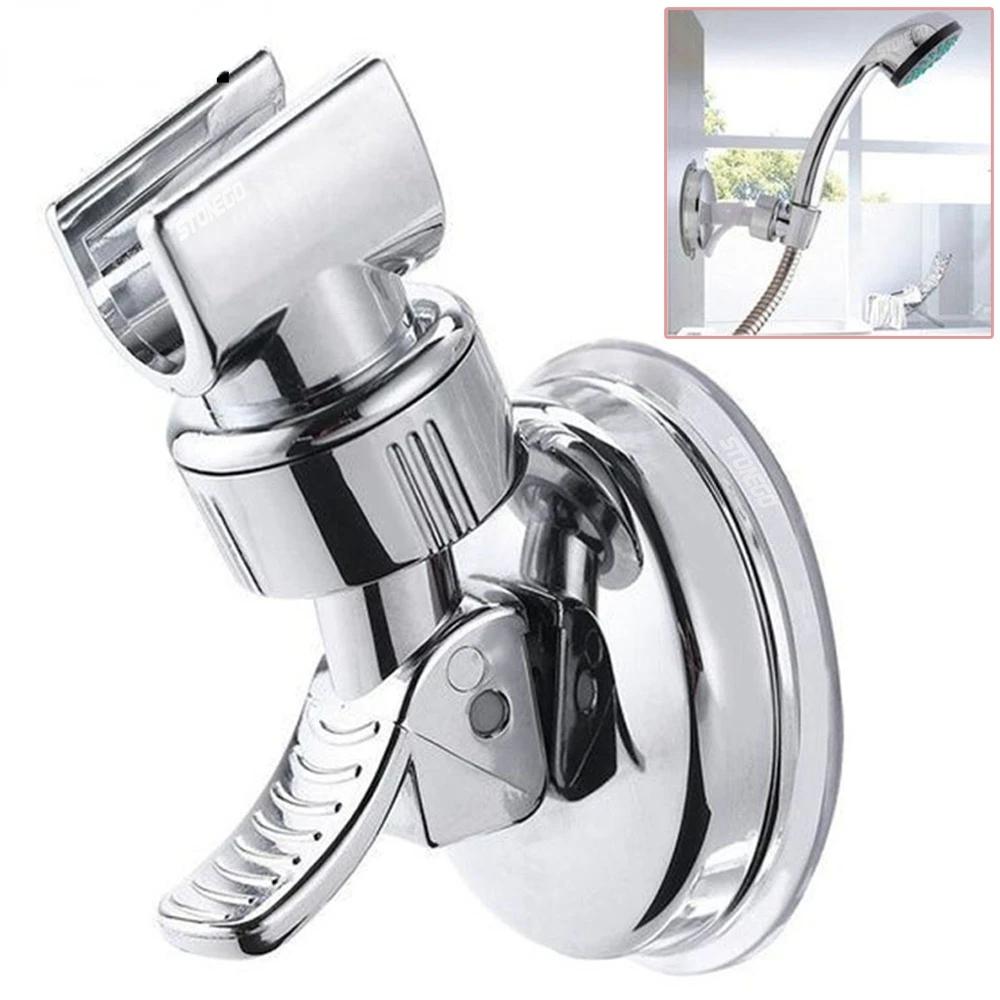Adjustable Shower Rack Suction Cup Type Lotus Canopy Bracket Handheld Shower Head Bathroom Nozzle Fixed Base Home Pet Clean