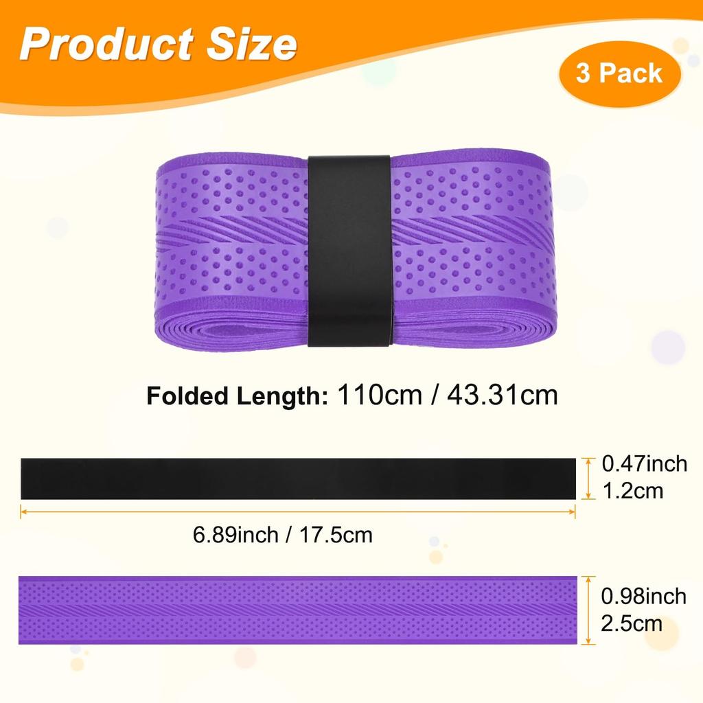 M METERXITY 3 Pack Golf Grabbing Wrapping Tape PU Tennis