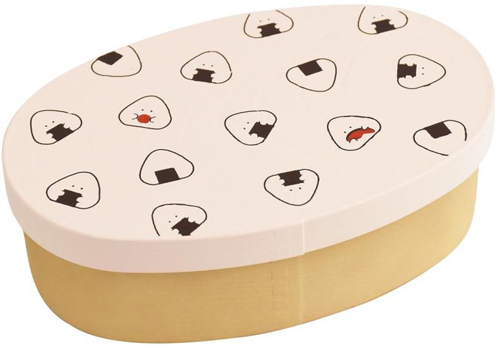Ippinsha Gyutto Lunch Made In Gift Item 47135 Onigiri-san Box, Japan, Microwave/Dishwasher Safe, Antibacterial, Pink,