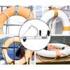 Marine Stainless Steel Life Buoy Bracket Life Buoy Holder Buoy Bracket Rings Rope Bracket Steel Life Buoy Rack