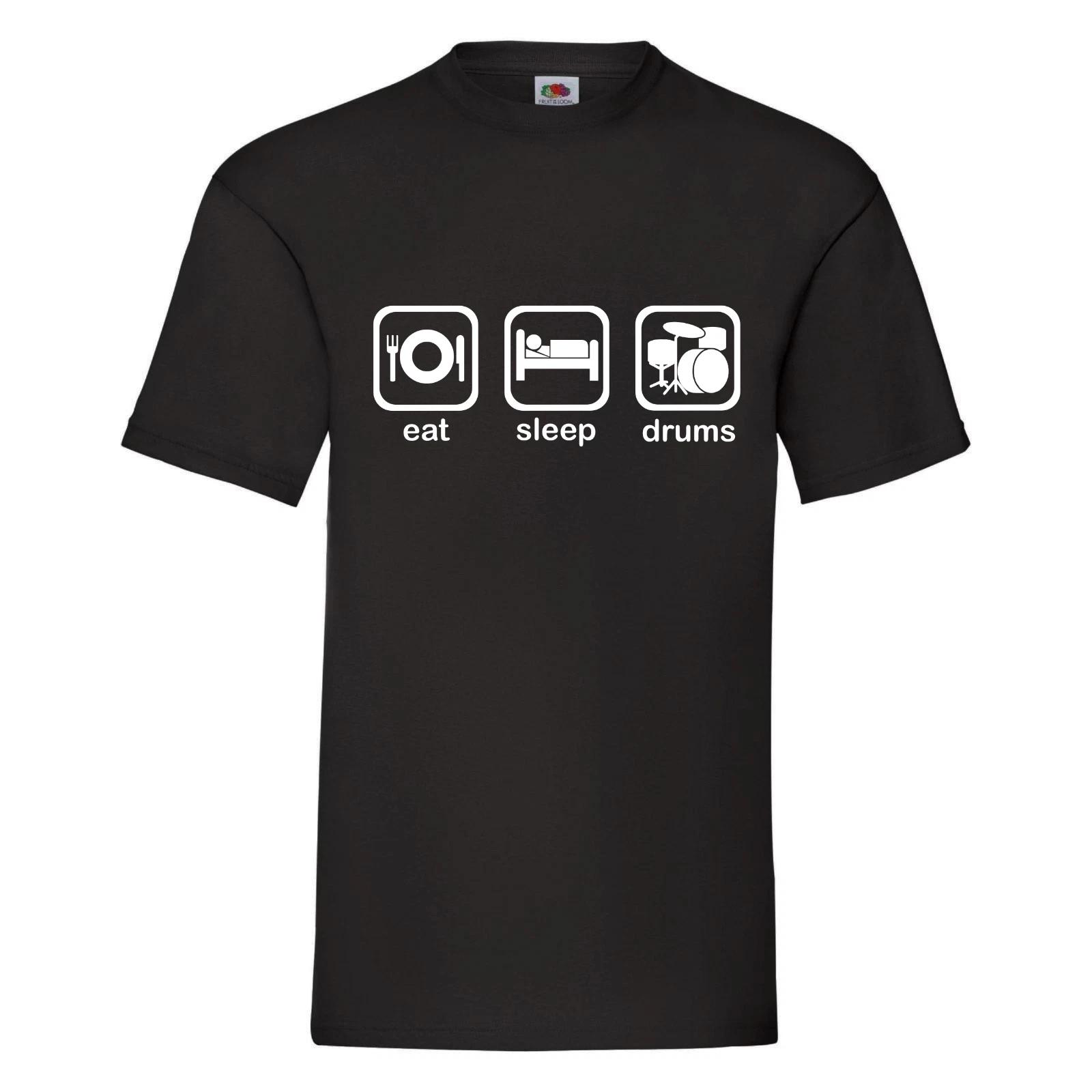 

Drummer T-Shirt, Eat, Sleep, Drums , Drummer, Music, Band, Rock, Drums Player M