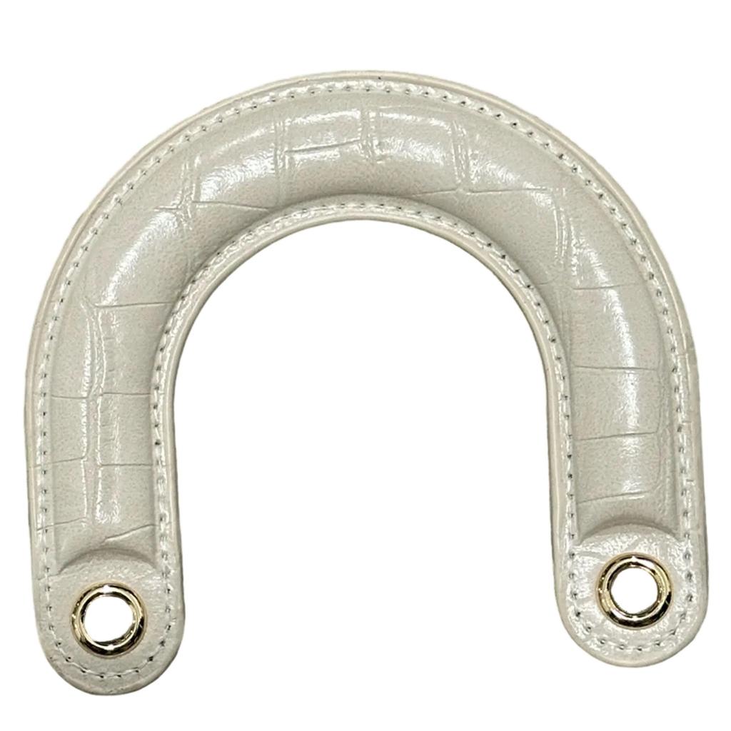 1PC PU Leather Curved Bag Handles Ergonomically Designed For Comfort and Styles For Handcrafted Bags And Everyday Use