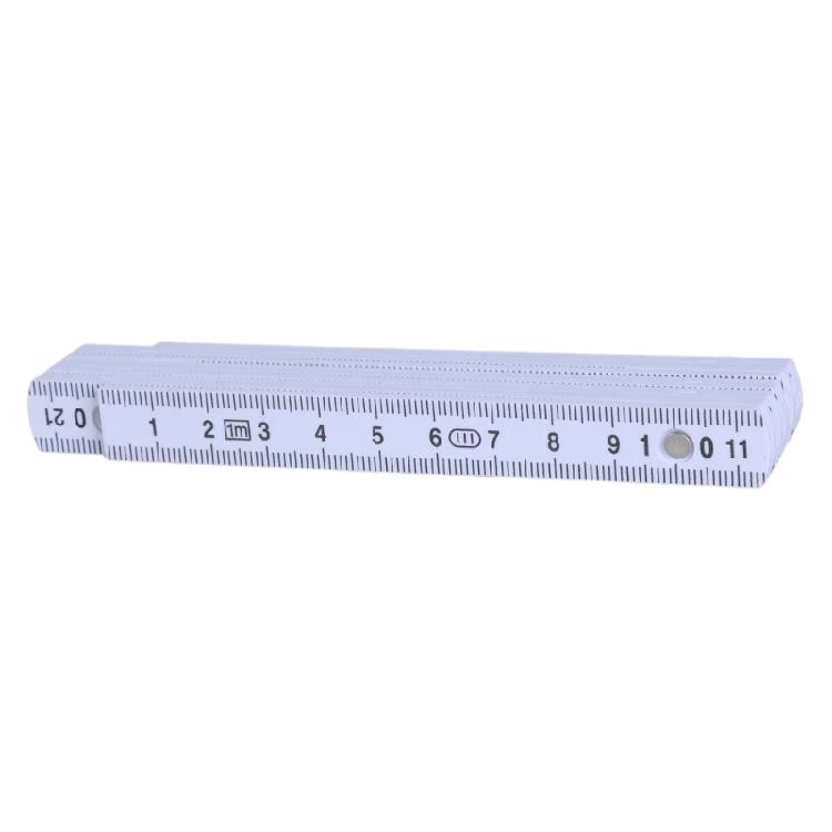Lightweight 1 Meter Foldable Ruler Plastic Measuring Ruler Teaching Aid for Professional & Person Measuring Tasks