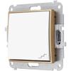 Staircase Switch Without Frame Karlik Mini Color White/gold