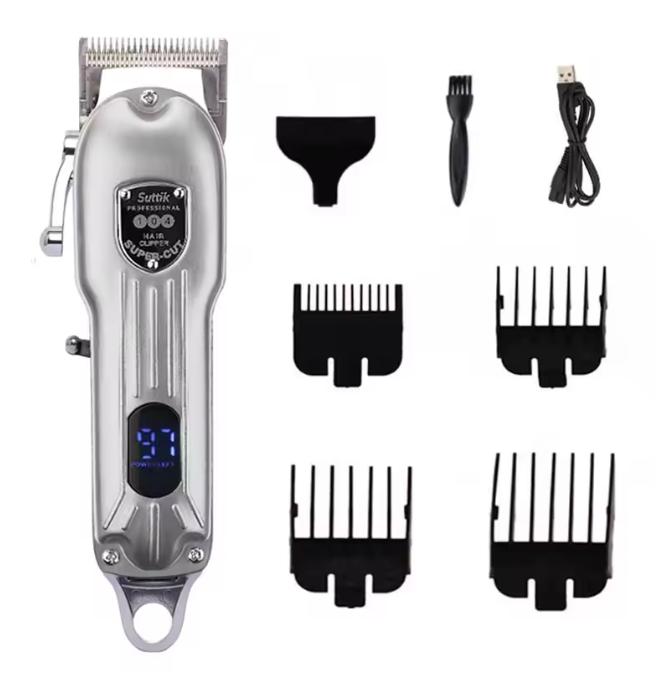 Professional Dog Hair Clipper All Metal Rechargeable Pet Trimmer Cat Shaver Cutting Machine Pets Low Noice Grooming Haircut