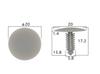 Boston BC5463 Car Parts Clip Gray 10 per Bag