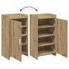 Shoe Cabinet Artisan Oak 48 x 36 x 92 cm Particleboard