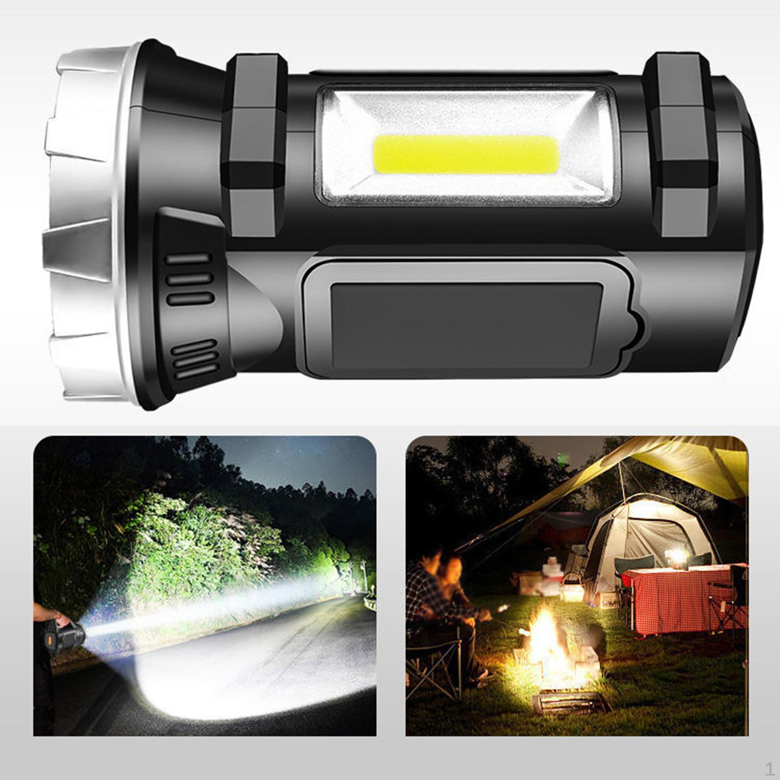 

Светодиодный фонарик, портативный прожектор с зарядкой через USB, походный фонарь для выживания при сбое питания