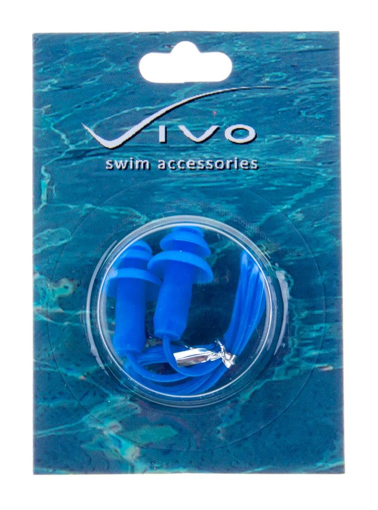 Earplugs for swimming pool, dark blue, VIVO
