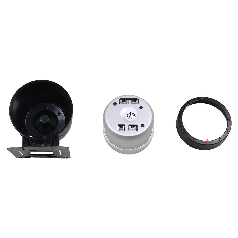 Lodenqc Auto-Messgerät mit Sensor 60MM Auto-Öltemperaturanzeige Rote & Weiße Beleuchtung 50- 150 Grad Celsius Öltemperaturanzeige