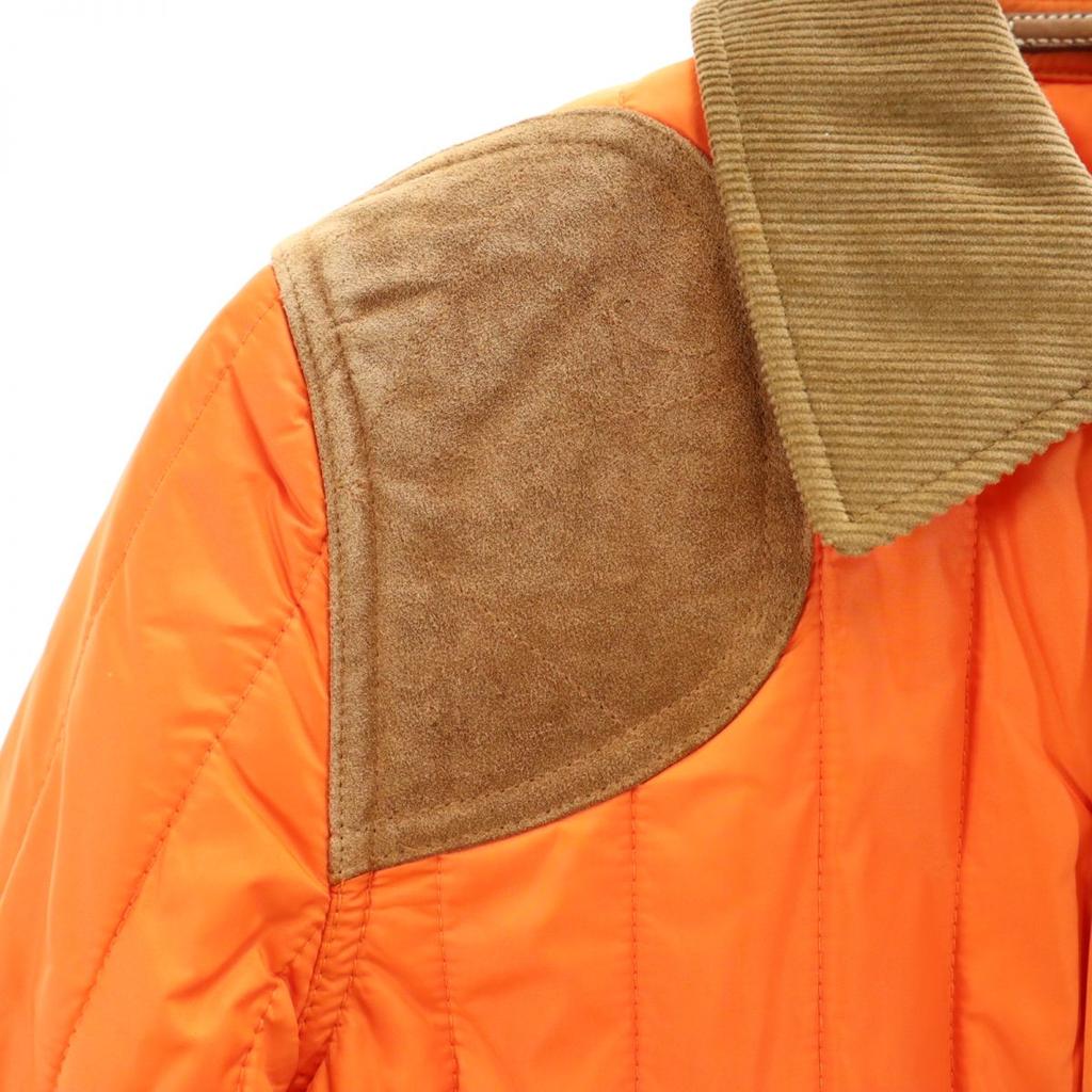 Unused RALPH LAUREN Quilted Jacket 7 Orange Tagged Women Used