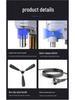 Compact Electromagnetic Drill: Portable, High-Power, Multi-Functional with Variable Speed and Industrial Magnetic Base