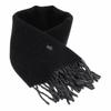 Polo Ralph Lauren Pony Embroidery Nylon Wool Blend Wool Scarf Men's Black MAPOHGS0J320855001