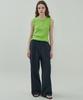 MOTT Waffle Button Sleeveless - Green