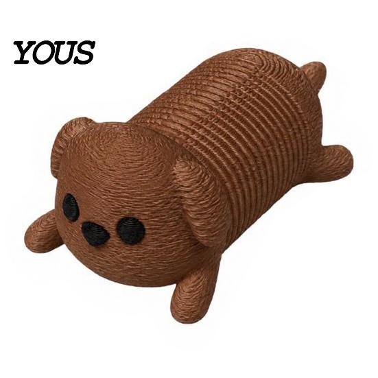 Flexible Springy Animal Toy 1/4Pcs 3D Printed Cat Fidget Toy, Lying Spring Dog Stress Portable Reducer Relief Stretchy for Desk Decor Sensory